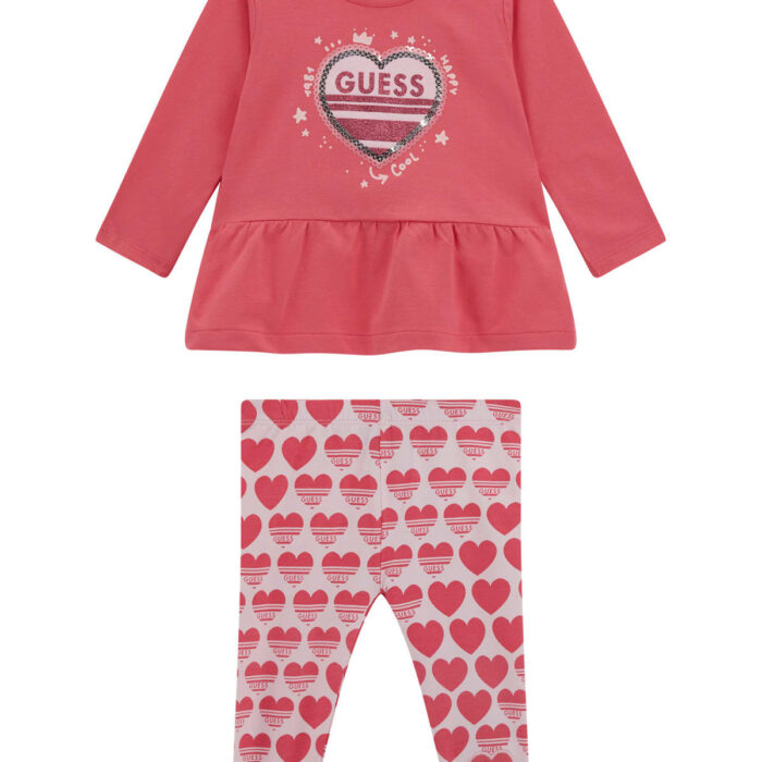 A5RG05_K6YW4 Completo T-Shirt e Leggins GUESS