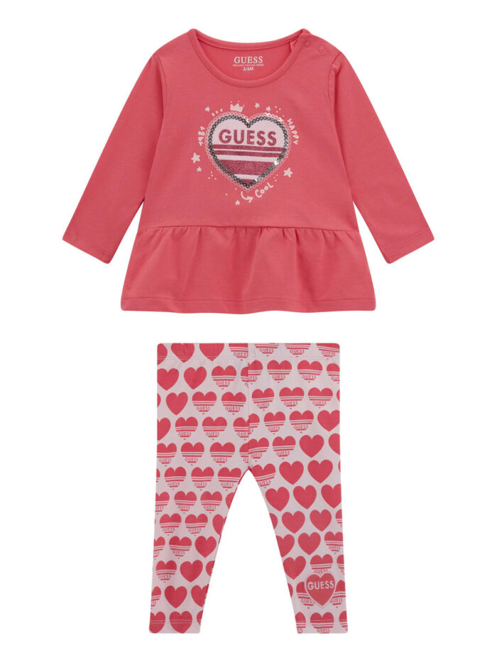 A5RG05_K6YW4 Completo T-Shirt e Leggins GUESS