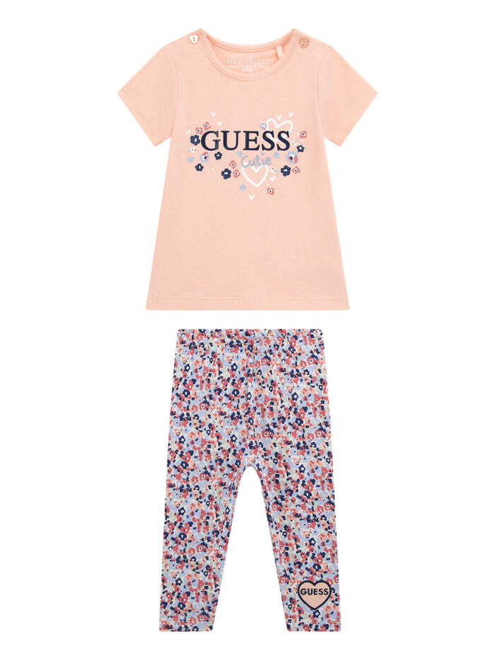 A5RG06_K6YW4 Completo T-Shirt e Leggins GUESS