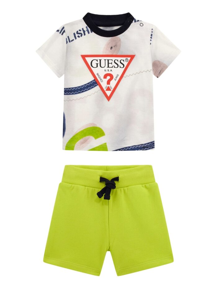 I5RG08_K8HM4 Completo T-Shirt e Pantaloncino GUESS