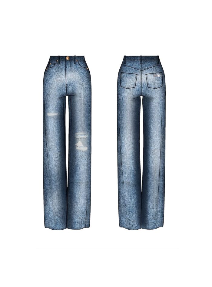 J5RA00_D45E0 Jeans Logato GUESS - immagine 3