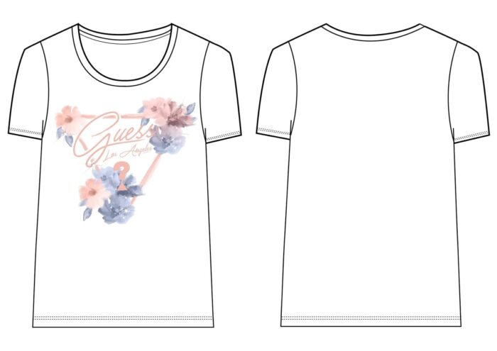 J5RI22_K6YW4 T-Shirt con Grafica GUESS - immagine 3