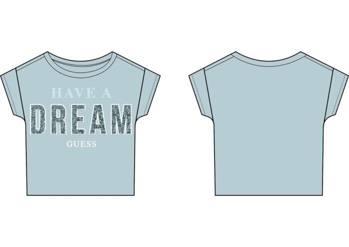 J5RI37_K6YW4_1 T-Shirt Logata Verde GUESS - immagine 3