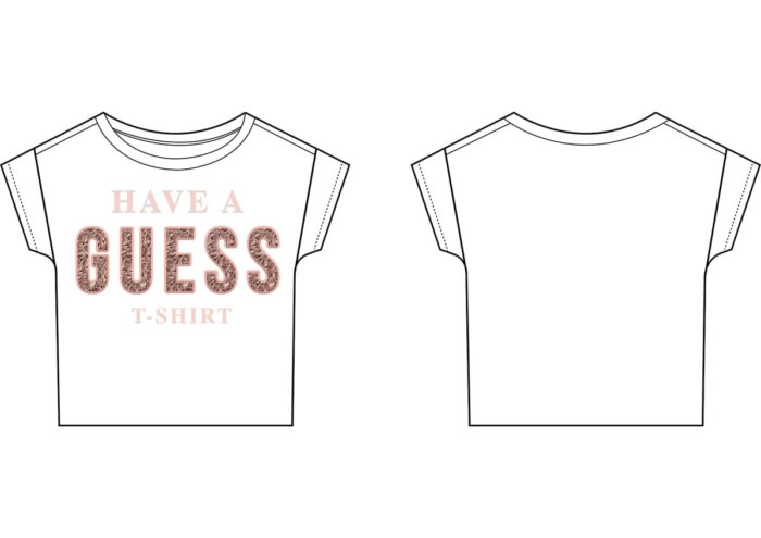 J5RI37_K6YW4 T-Shirt Logata Bianca GUESS - immagine 3