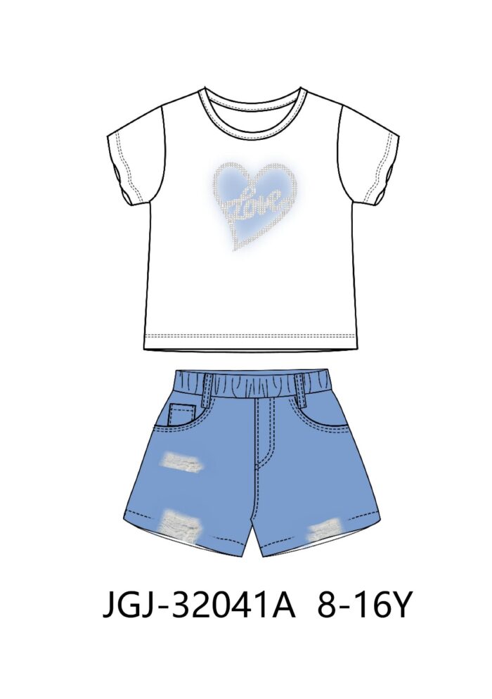 JGJ-32041A MAGLIETTA E SHORTS LOLETABOYZONE