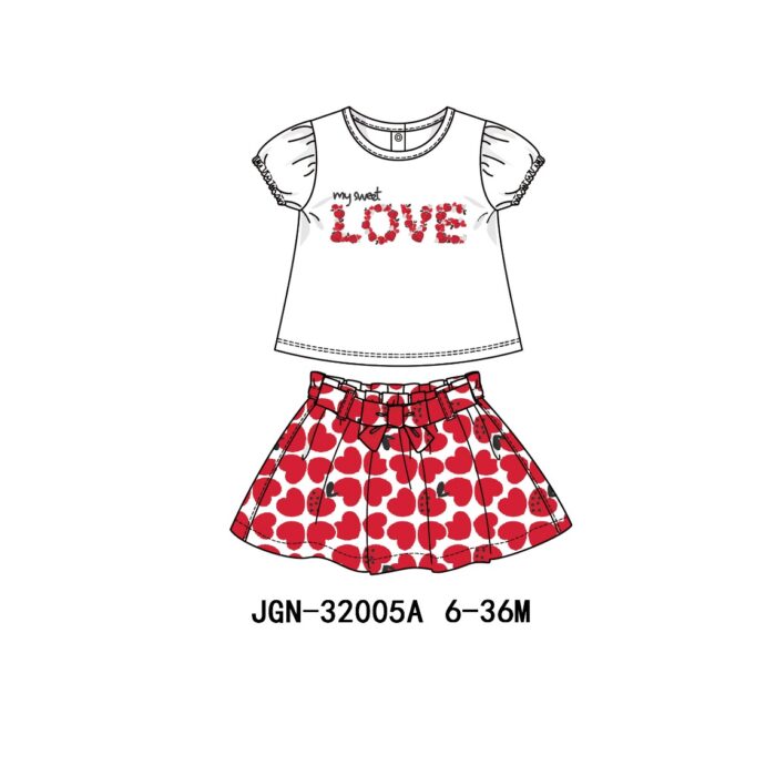 JGN-32005A MAGLIETTA E GONNA LOLETABOYZONE