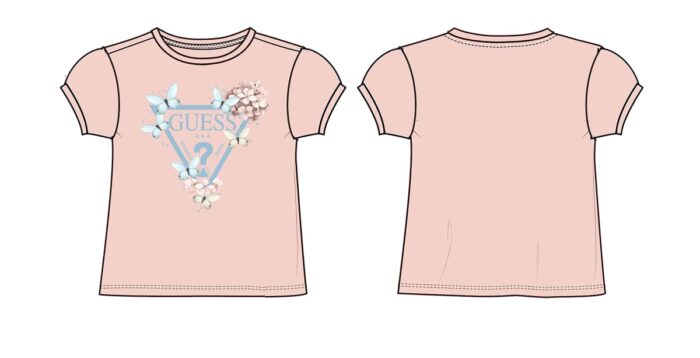 K5RI07_K6YW4 T-Shirt Logata GUESS - immagine 3