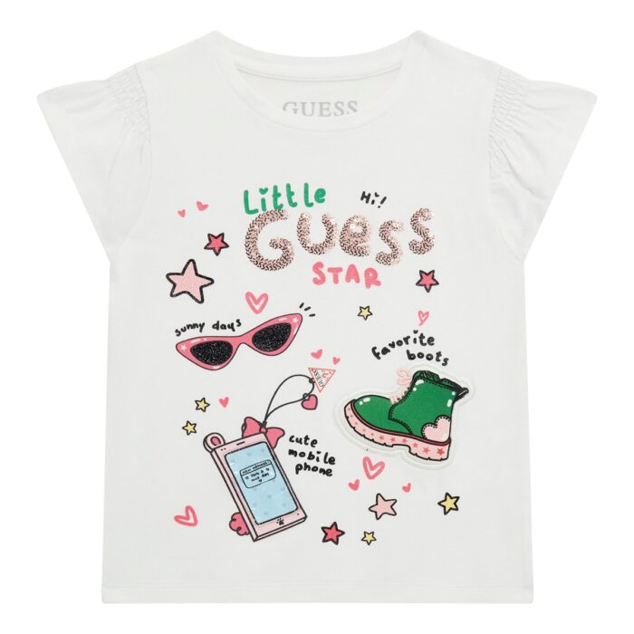 K5RI14_K6YW4 T-Shirt Logata GUESS