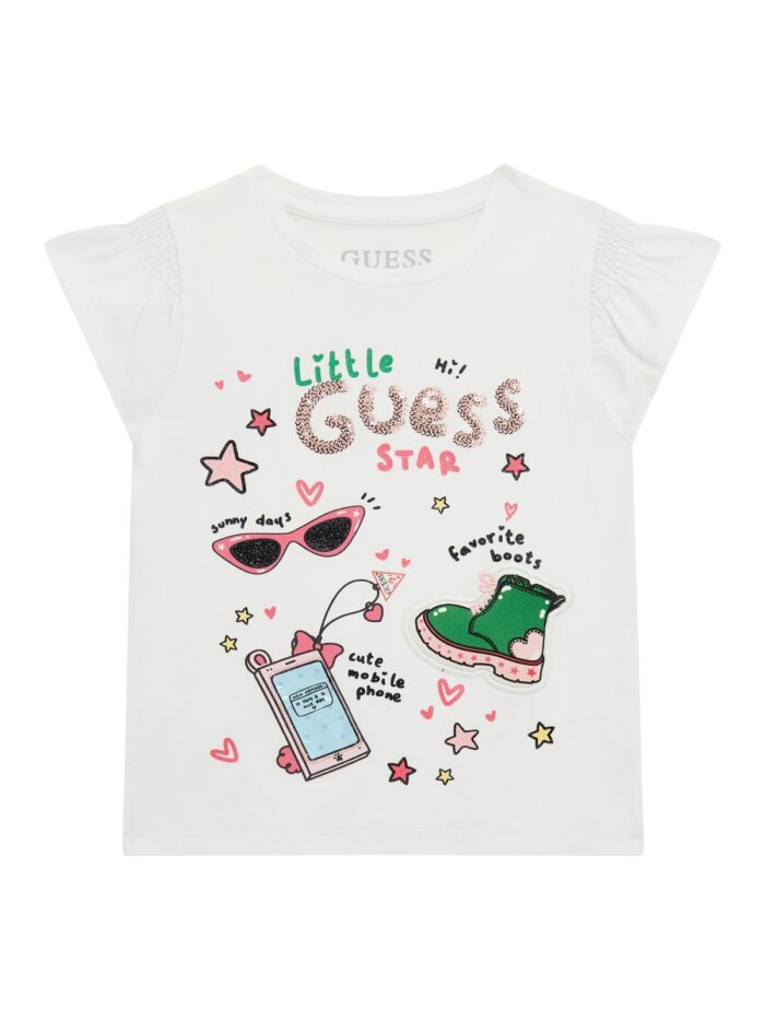K5RI14_K6YW4 T-Shirt Logata GUESS