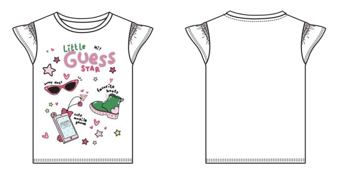 K5RI14_K6YW4 T-Shirt Logata GUESS - immagine 3