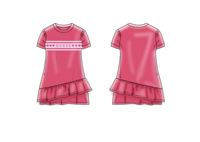 K5RK04_KA6W4 Vestitino Logato GUESS - immagine 3