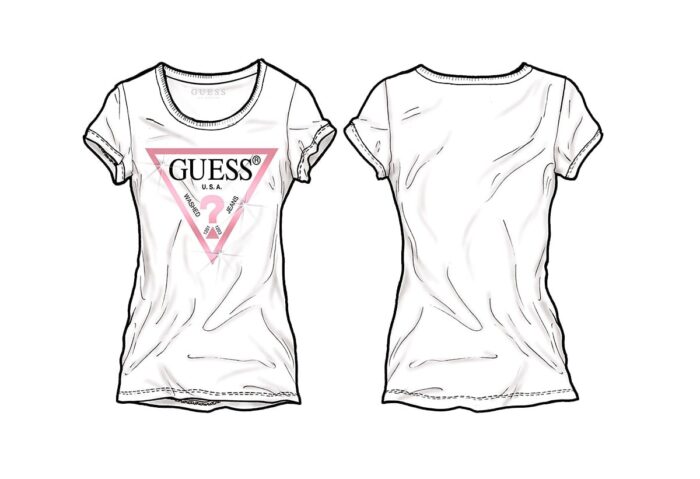 K73I56_K8HM00_1 T-Shirt Logata GUESS - immagine 3