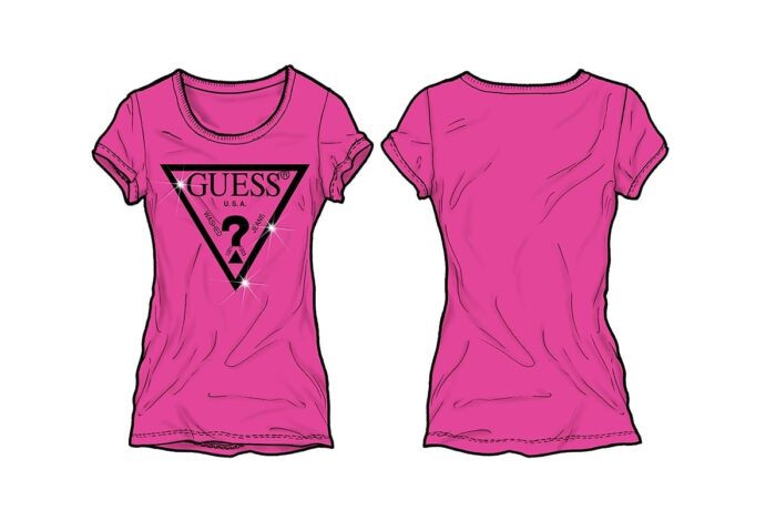 K73I56_K8HM00_2 T-Shirt Logata GUESS - immagine 3