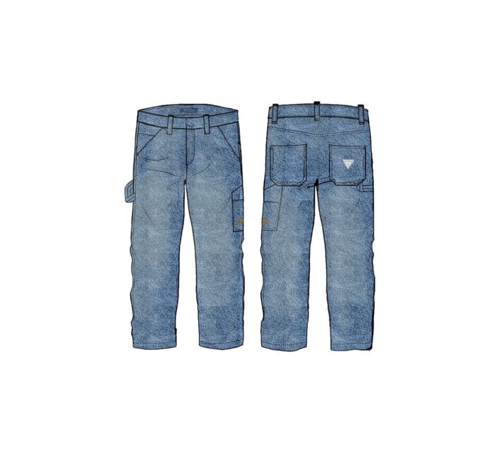 L5RA00_D45E0 Jeans Logato GUESS - immagine 3