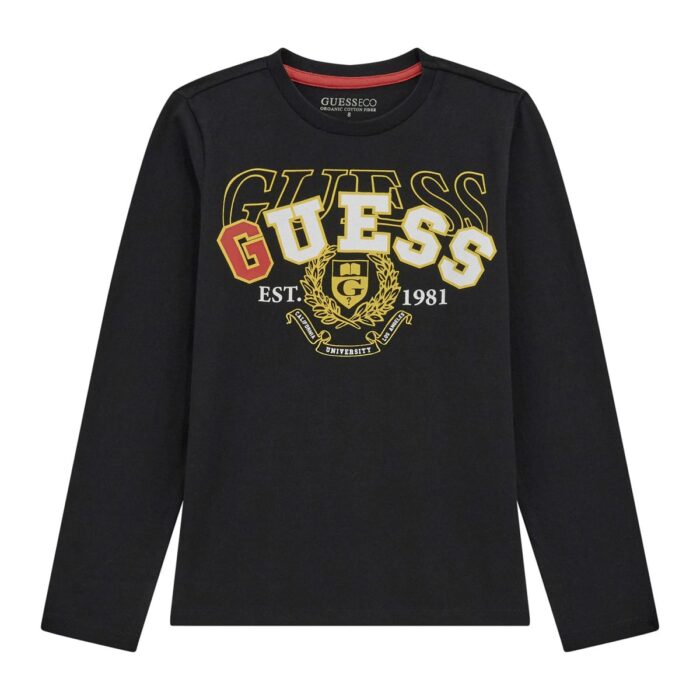 L5RI03_K8HM4 T-Shirt Logata GUESS