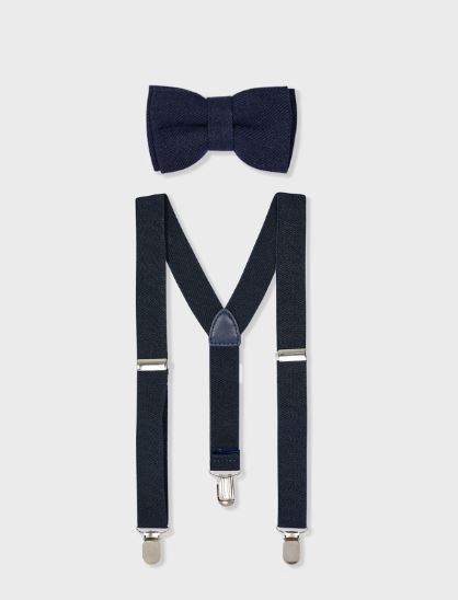 MY_PE25-10933B Set papillon e bretelle MAYORAL