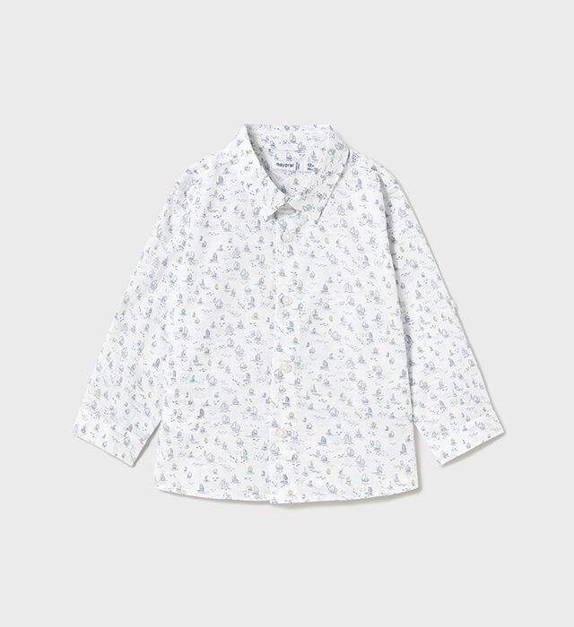 MY_PE25-1117 Camicia ml stampata MAYORAL