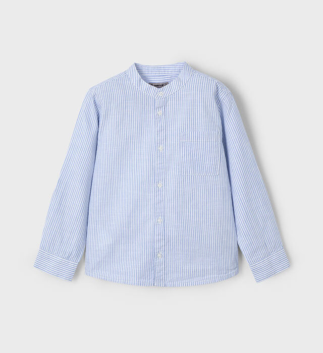 MY_PE25-3120 Camicia ml collo corea righe MAYORAL