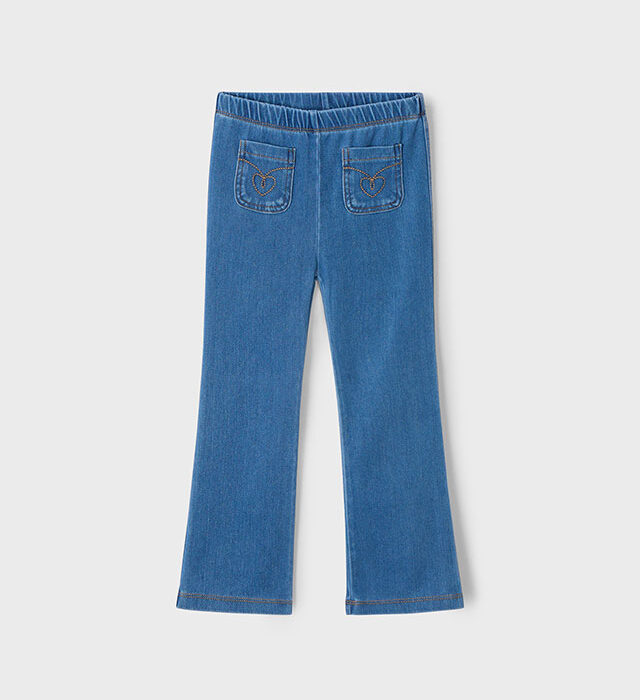 MY_PE25-3702 Leggigns flare knit denim MAYORAL