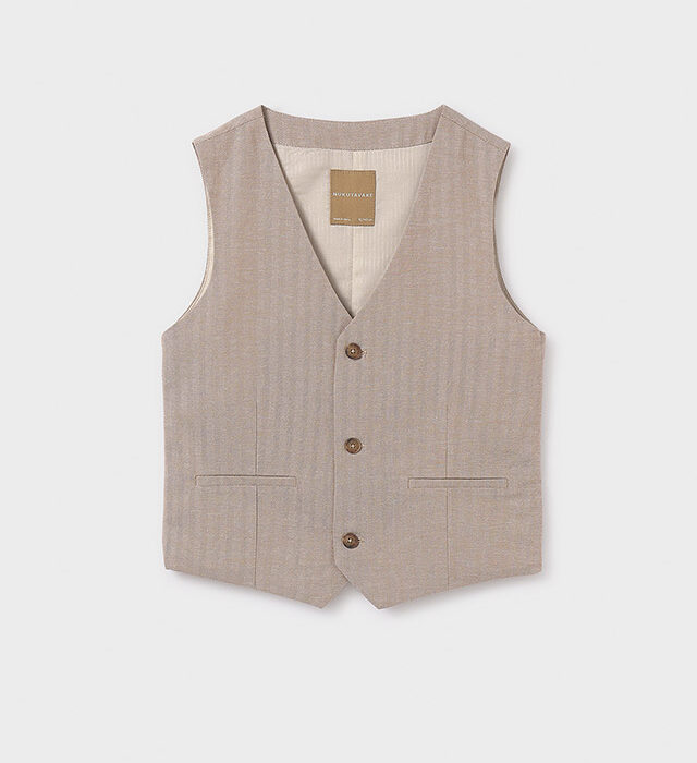 MY_PE25-6346 Gilet natural suiting MAYORAL