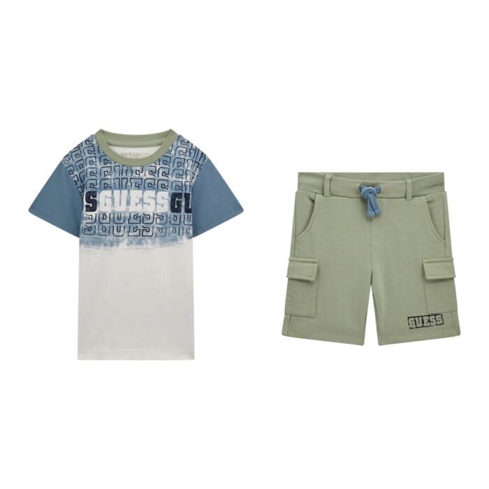 N5RG07_K8HM4 Completo T-Shirt e Pantaloncino GUESS