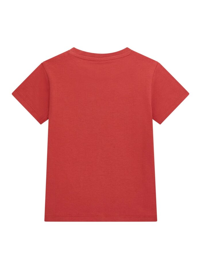 N5RI00_K8HM4_1 T-Shirt Logata Rossa GUESS - immagine 2