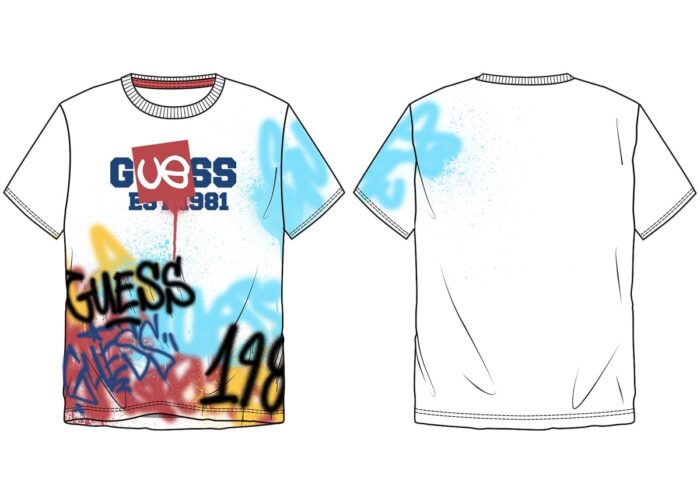 N5RI11_K8HM4 T-Shirt Logata GUESS - immagine 3