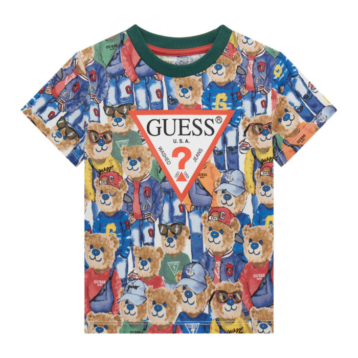N5RI14_K8HM4 T-Shirt Logata GUESS