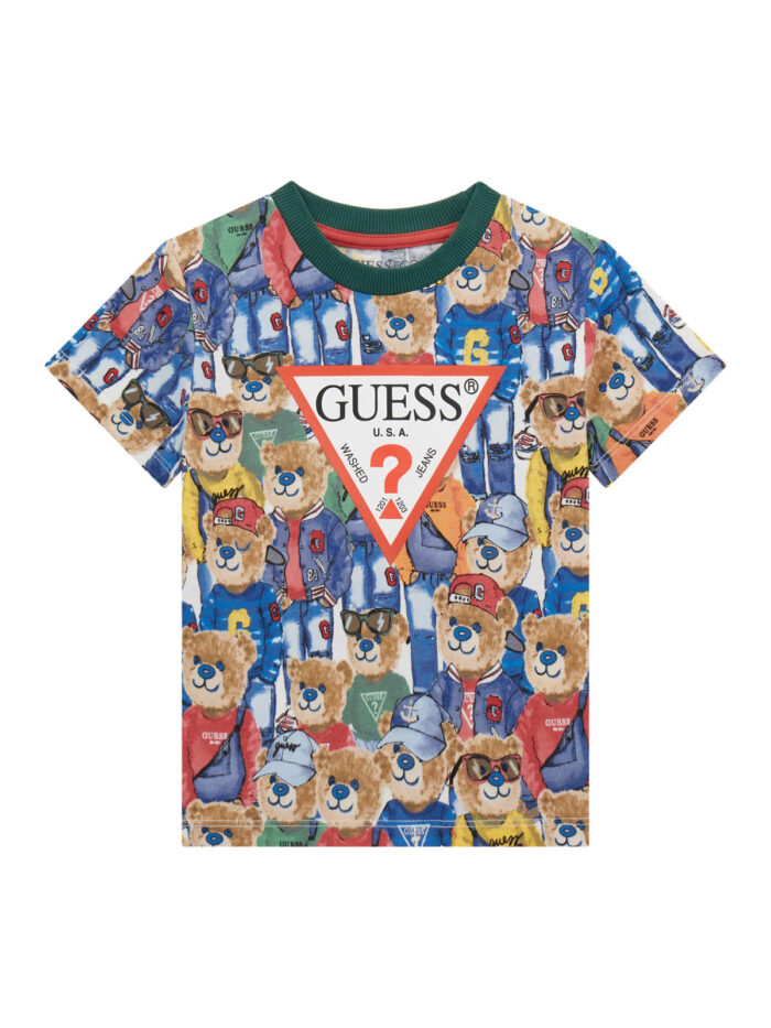 N5RI14_K8HM4 T-Shirt Logata GUESS