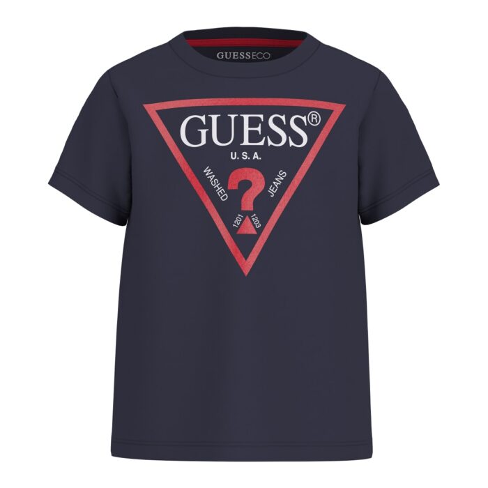 N73I55_K8HM000 T-Shirt Logata GUESS